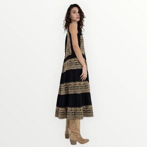 Goa Paris Evy Embroidered Maxi Dress